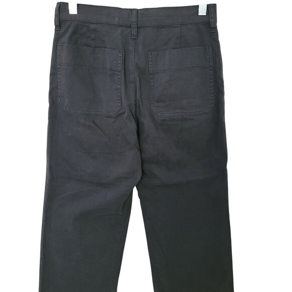 J.Crew High-Rise Cropped Sailor Pants Womens Size 26P Black Cotton Blend - Picture 5 of 6
